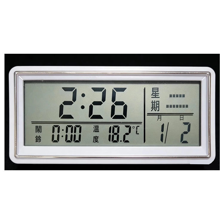 88时间款LCD万年历